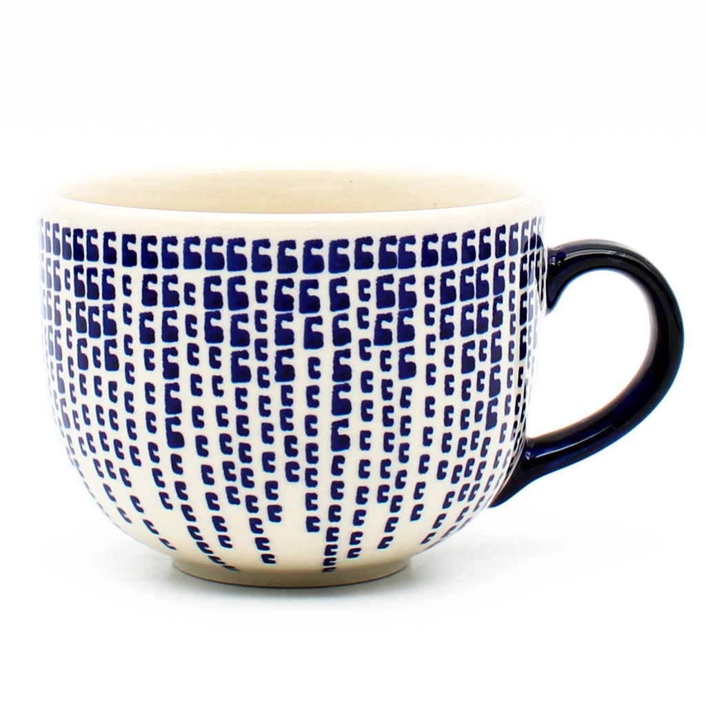 Latte Cup 16 oz in Blue Rain