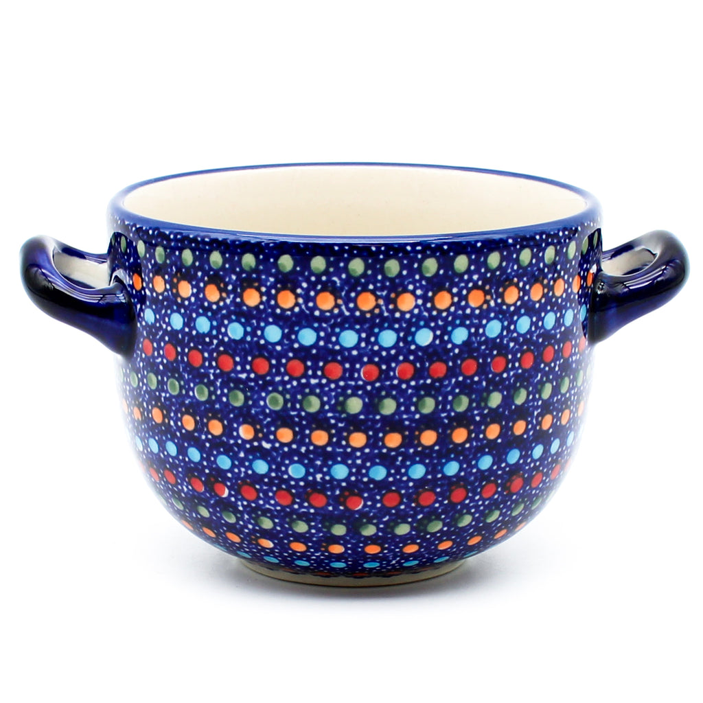 Bouillon Cup 16 oz in Multi-Colored Dots