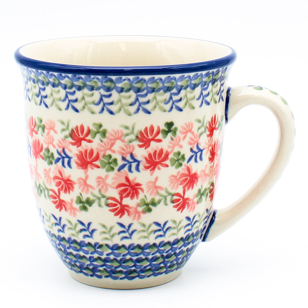 Lg Bistro Cup 16 oz in Coral Thistle