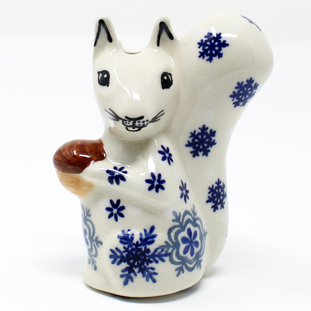 Squirrel-Ornament in Blue Winter