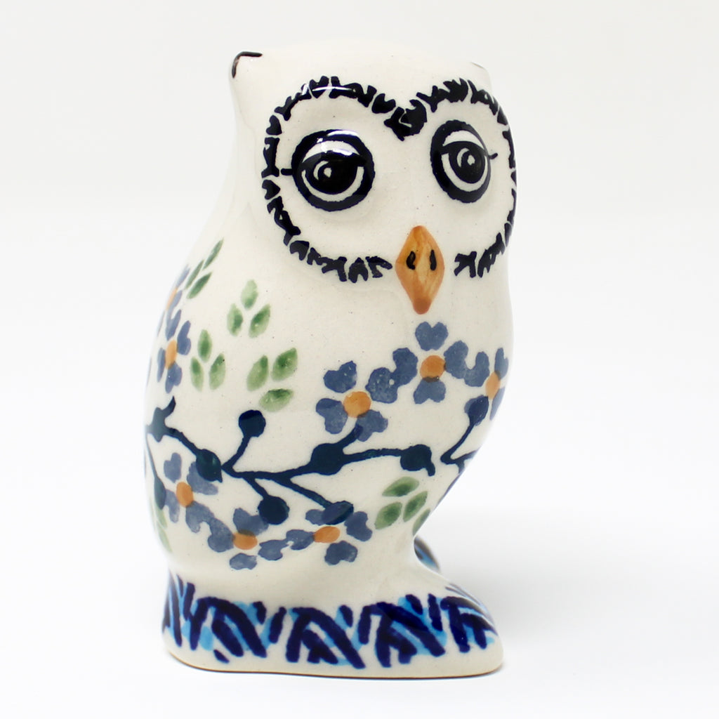 Owl-Miniature in Blue Meadow