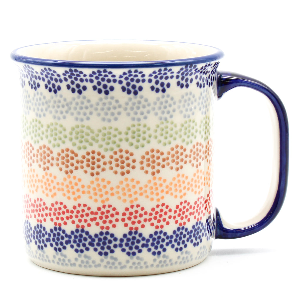 Straight Cup 12 oz in Modern Dots