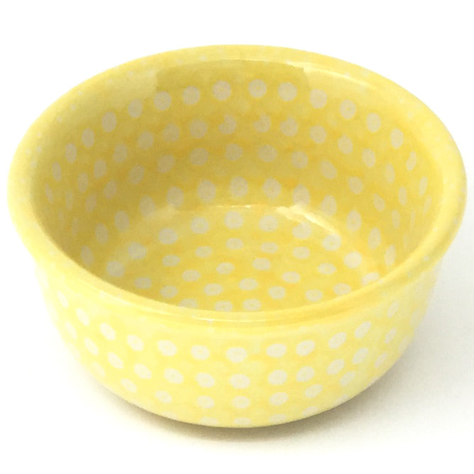 Tiny Round Bowl 4 oz in Yellow Elegance