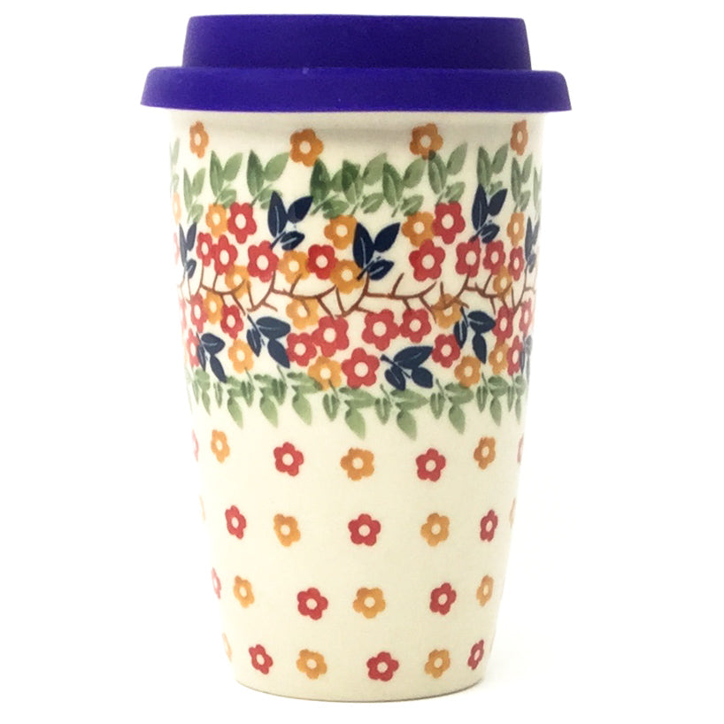 Travel Cup 14 oz in Tiny Flowers