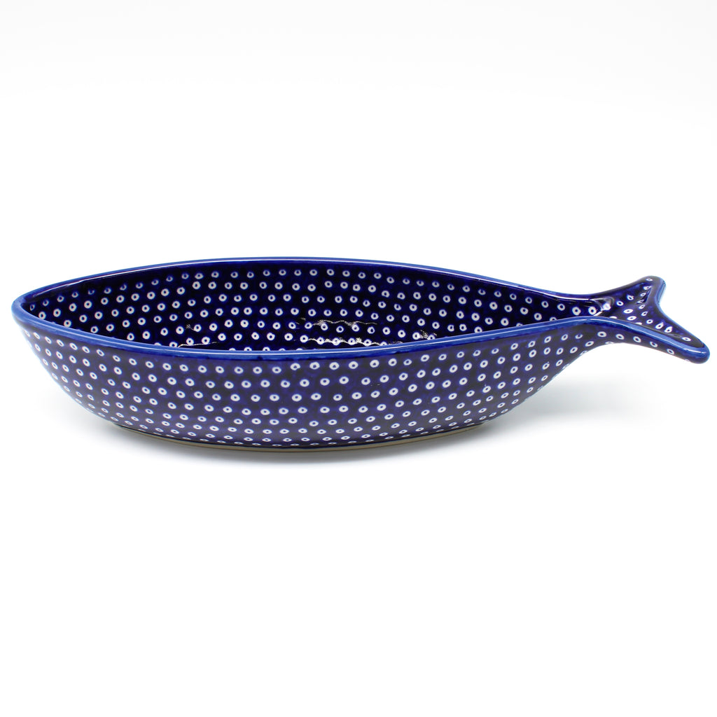 Lg Fish Bowl in Blue Elegance