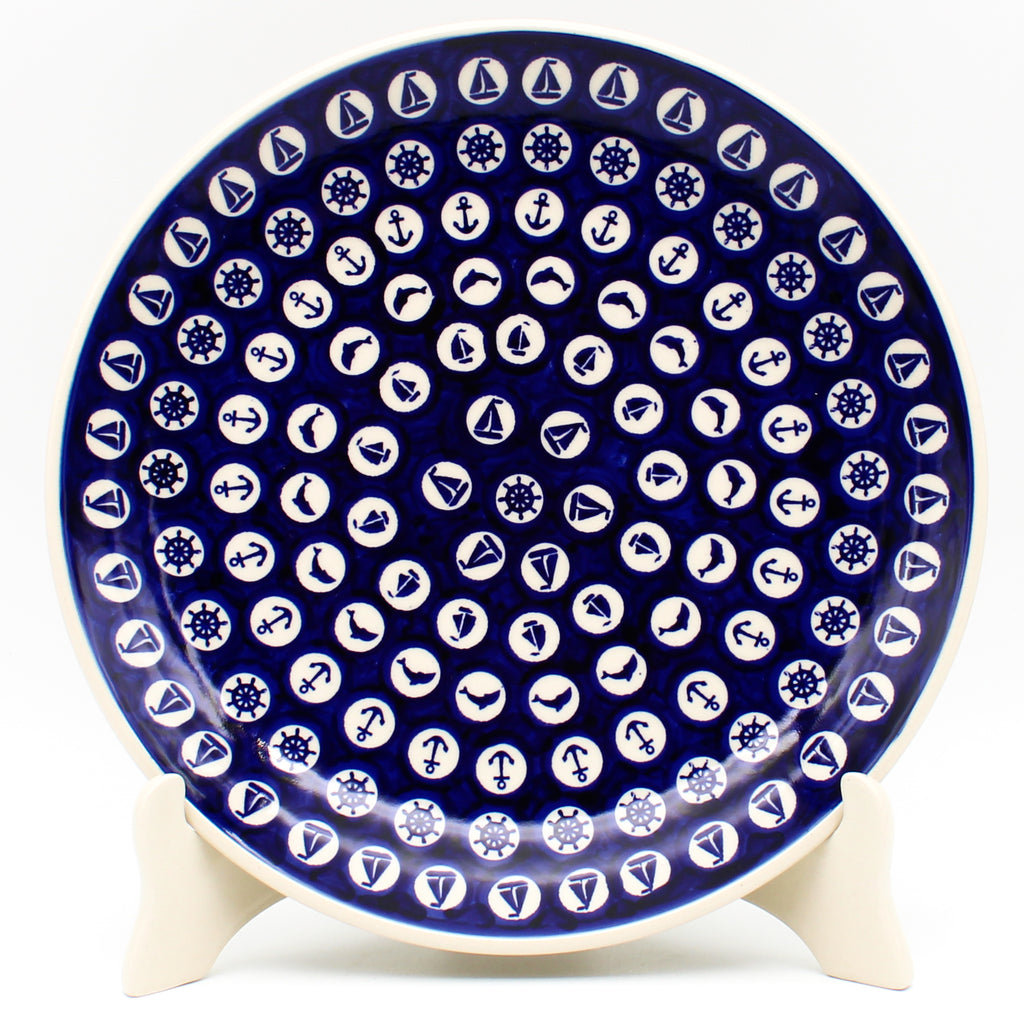 Dinner Plate 10" in Nautical Blue