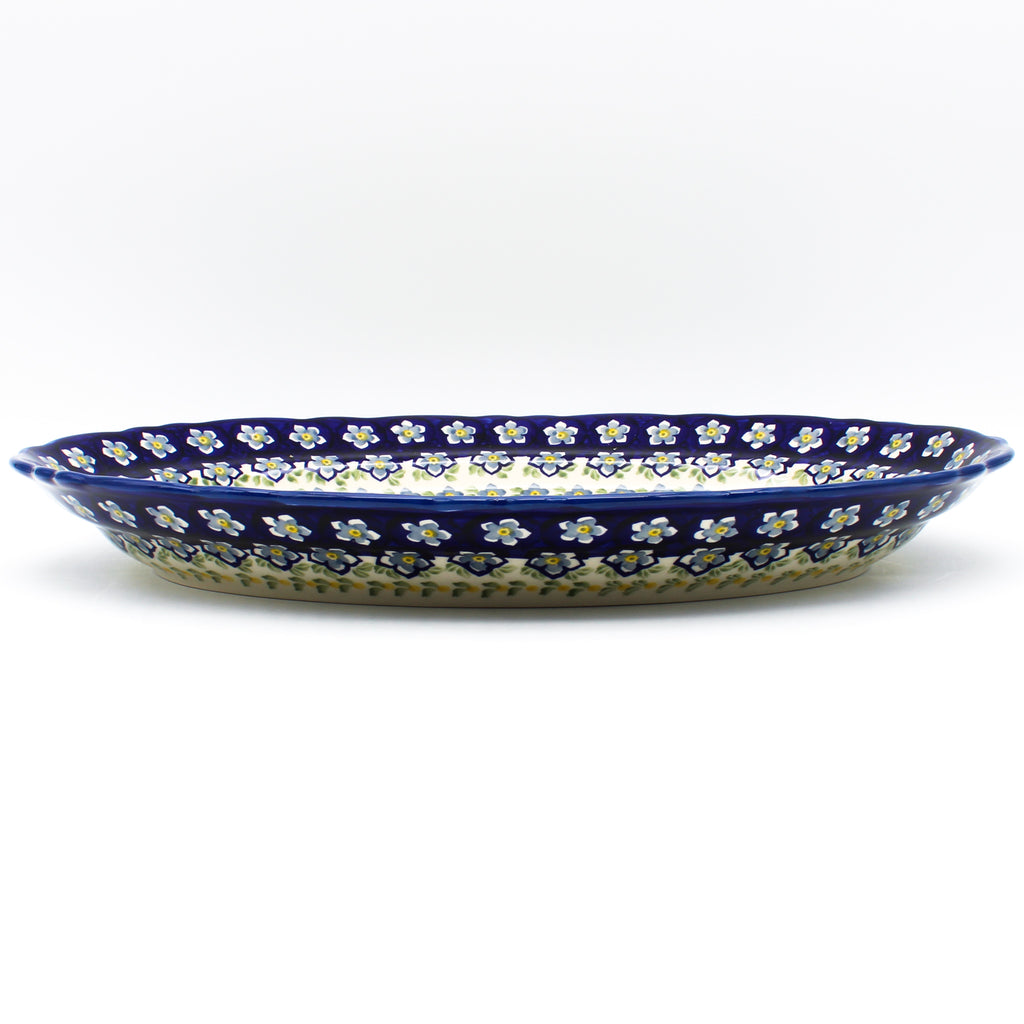Oval Basia Platter in Periwinkle