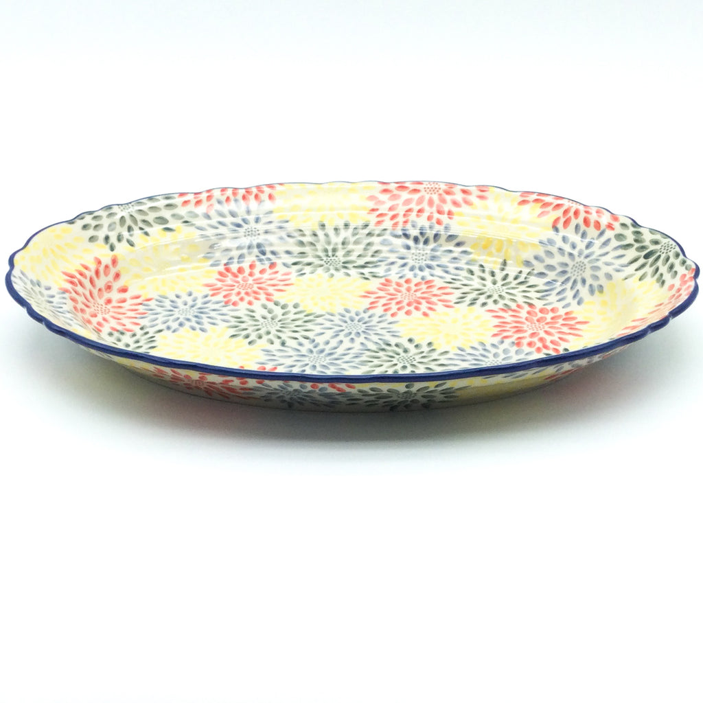 Oval Basia Platter in Pastel Burst