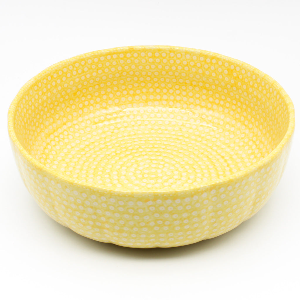 Family Shallow Bowl in Yellow Elegance