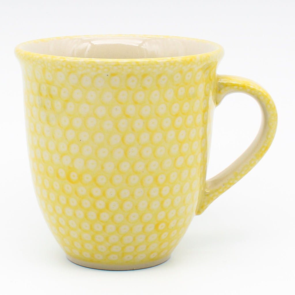 Lg Bistro Cup 16 oz in Yellow Elegance