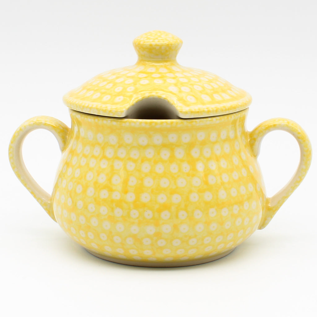 Family Style Sugar Bowl 14 oz in Yellow Elegance