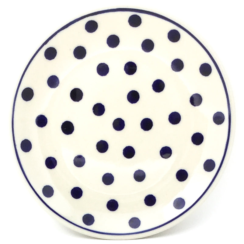 Bread & Butter Plate in Blue Polka-Dot