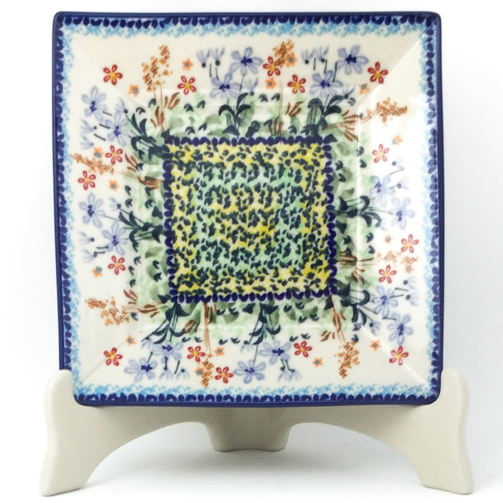 Square Luncheon Plate in Country Spring