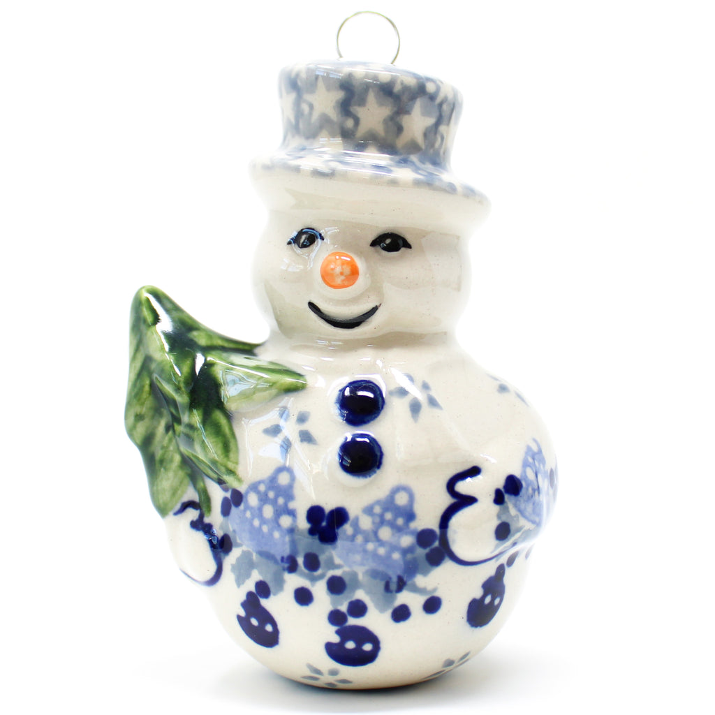 Snowman New-Ornament in Holiday Bells