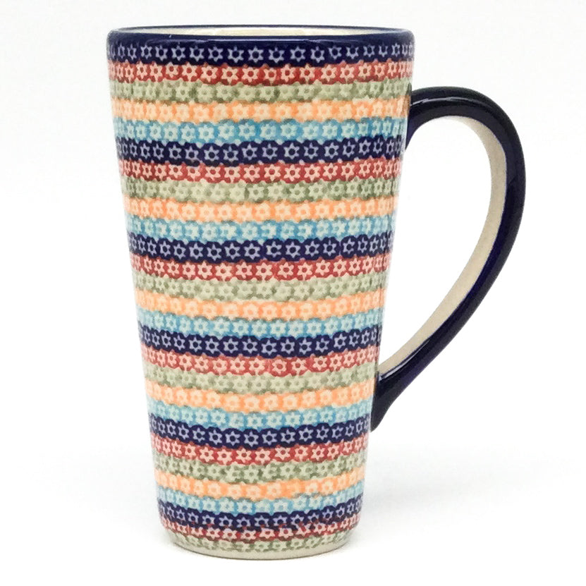 Tall Cup 12 oz in Multi-Colored Flowers