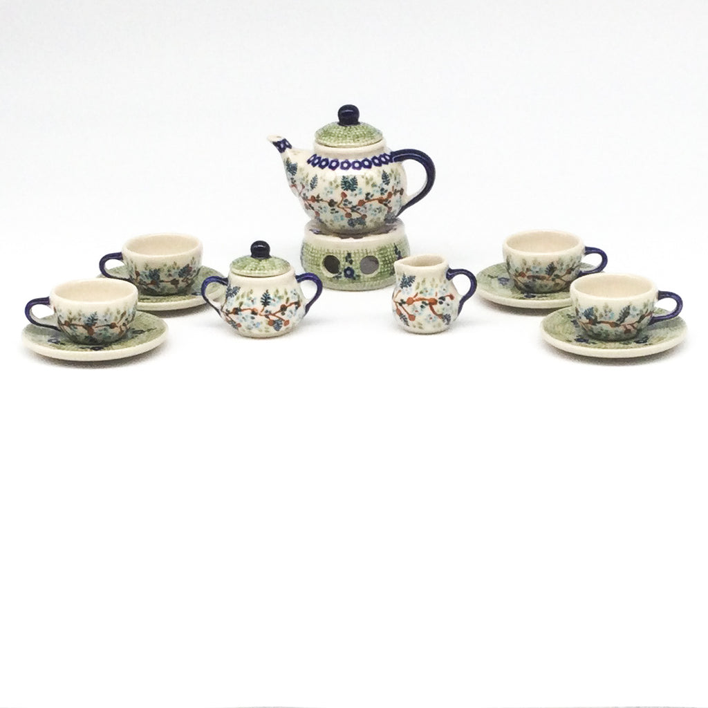 Tea Set-Miniature in Spring Garden